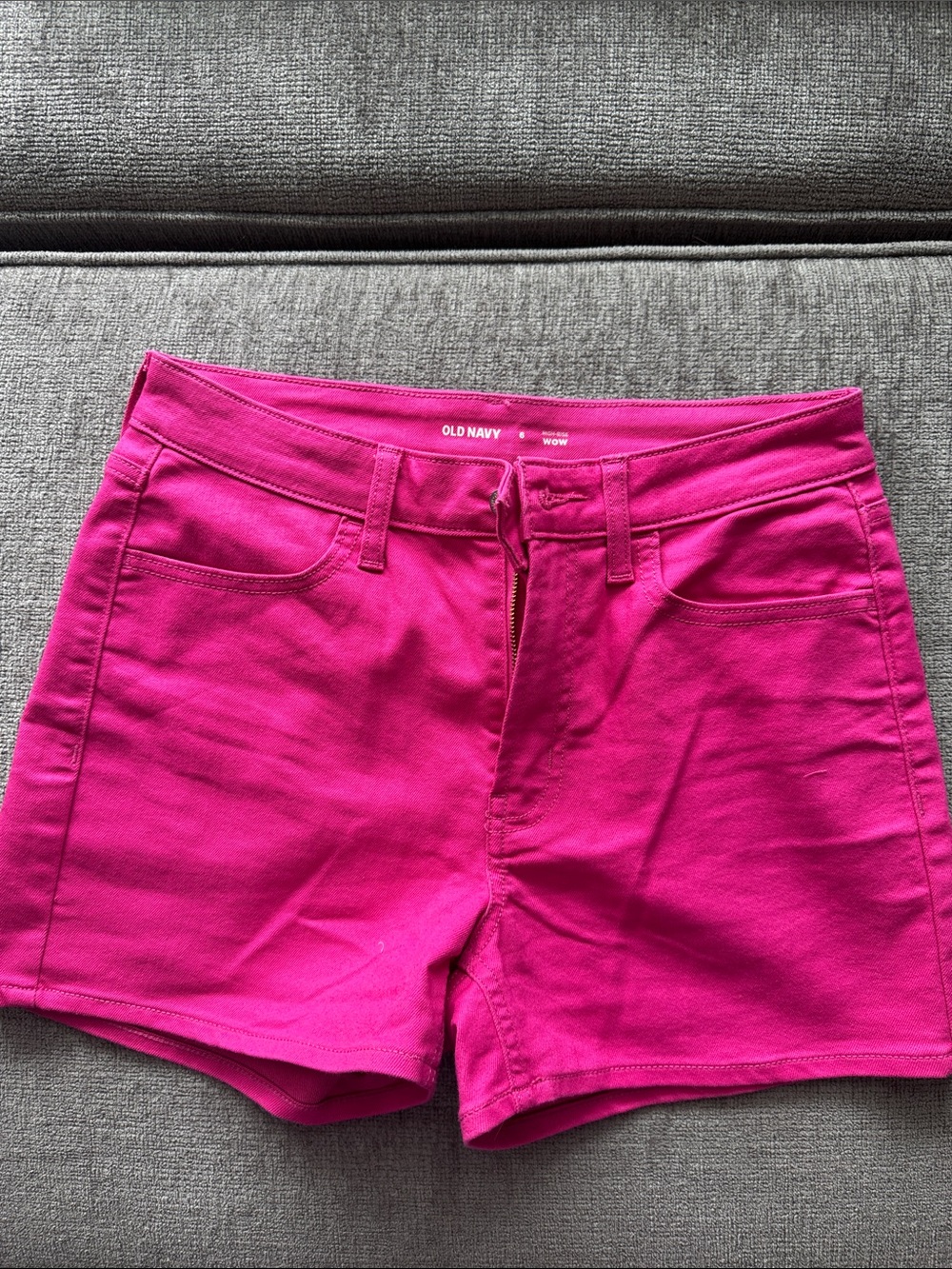 Old Navy Bright Pink Cotton Blend Women's Shorts